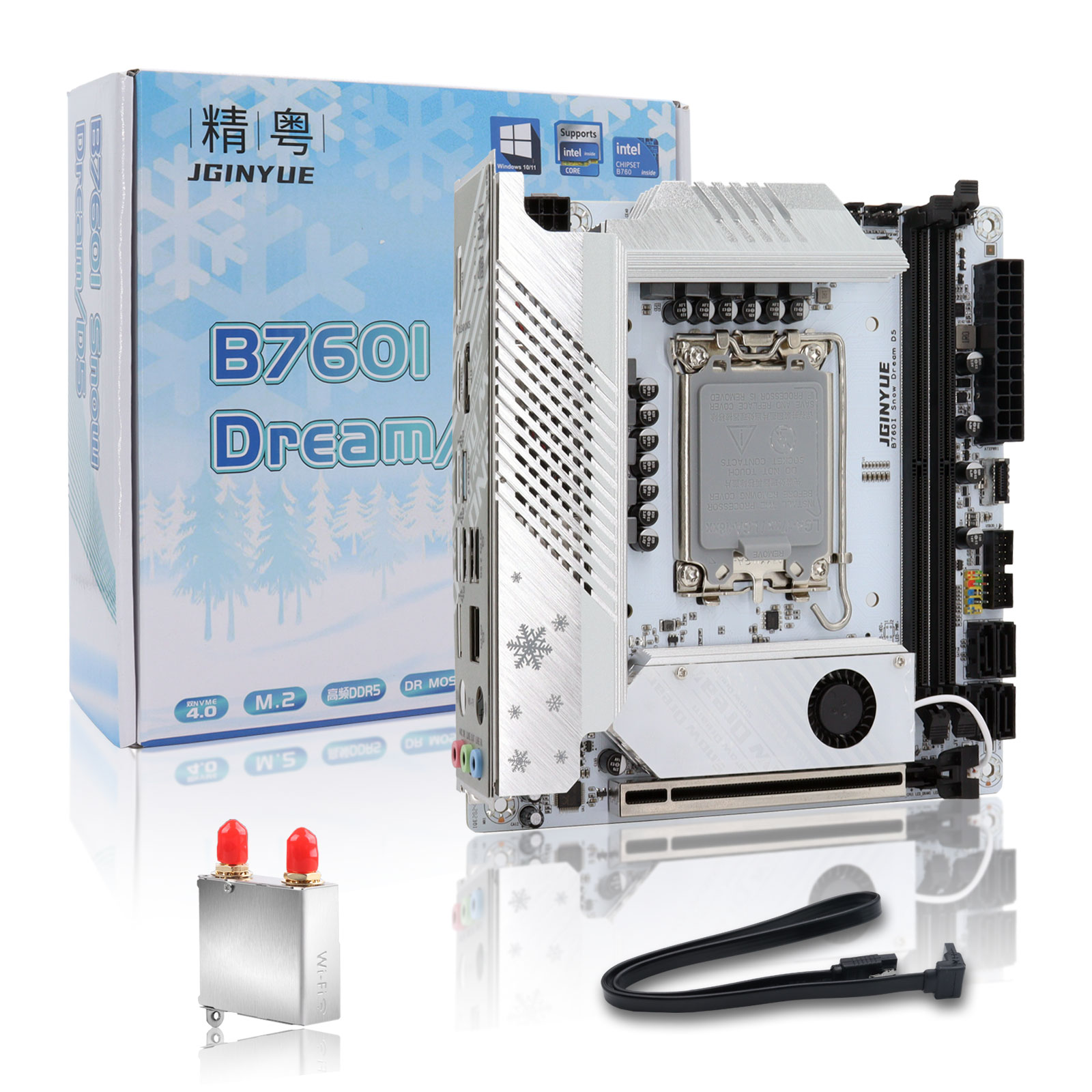 JGINYUE B760i ddr5 mini itx Ма – обзор и цена Ddr5 64Gb