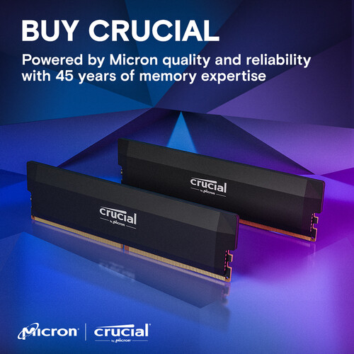 Оперативная память Crucial Pro – обзор и цена Ddr5 16Gb 6000Mhz