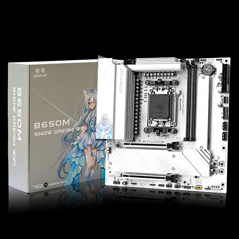 JGINYUE B650M Snow Dream WiFi  – обзор и цена Ddr5 Rgb Ram